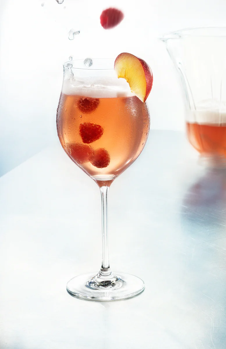 Raspberry Peach Daiquiri