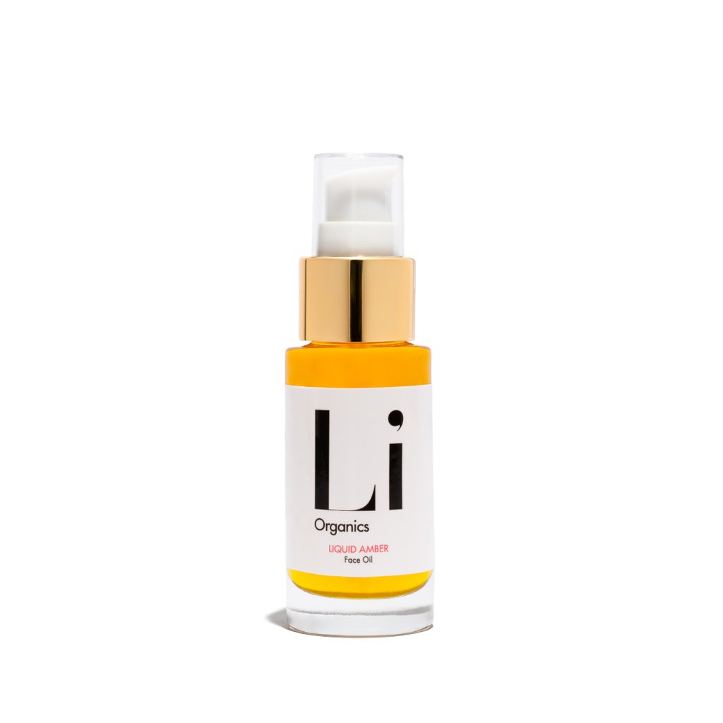 Li Organics liquid amber face oil