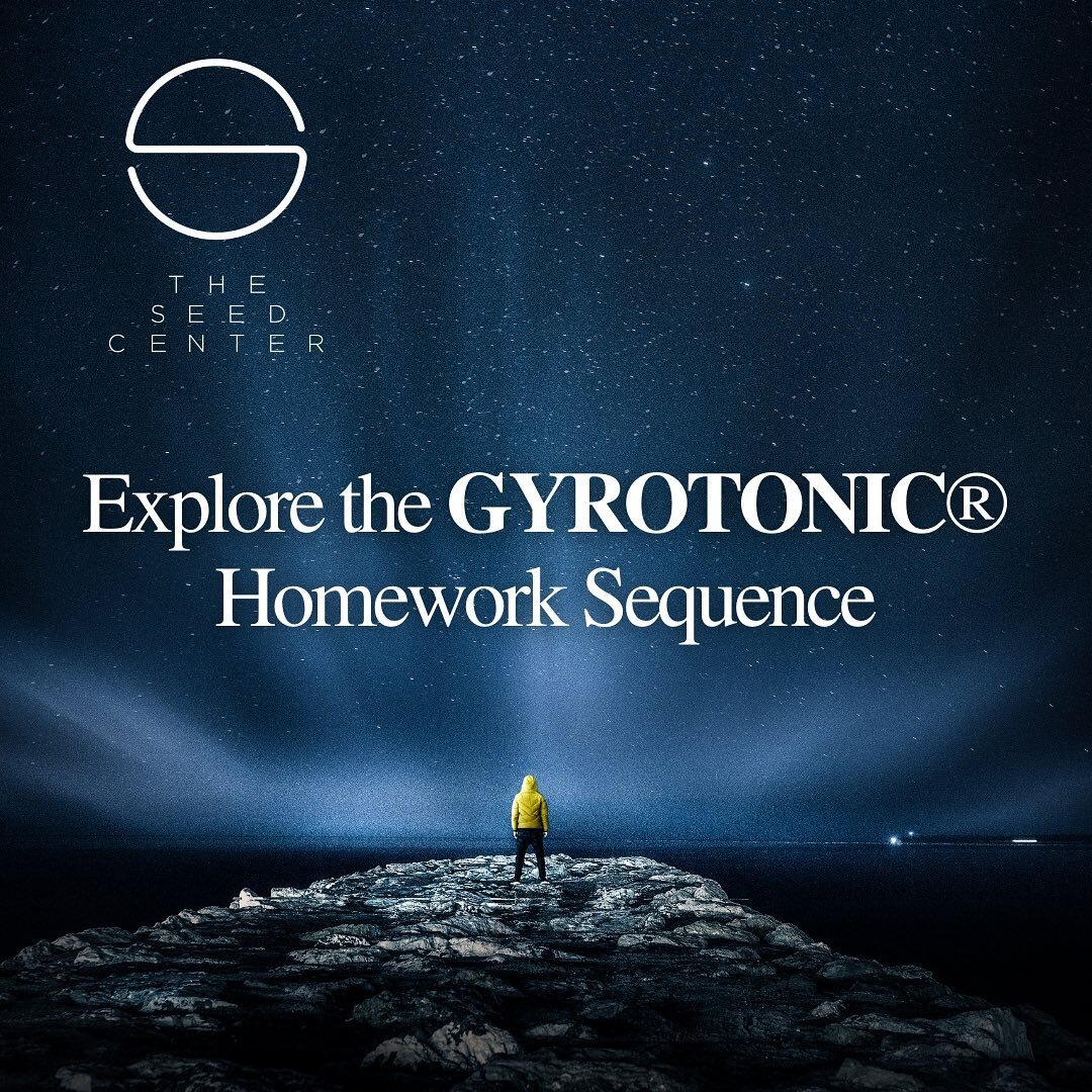 Many clients ask us, &quot;What can I do on my own at home?&quot; ⁣
⁣
In the GYROTONIC&reg; Method, there is a prescribed Homework Sequence for students to cultivate an at-home practice. This 30-minute format requires no equipment but packs a lot of 