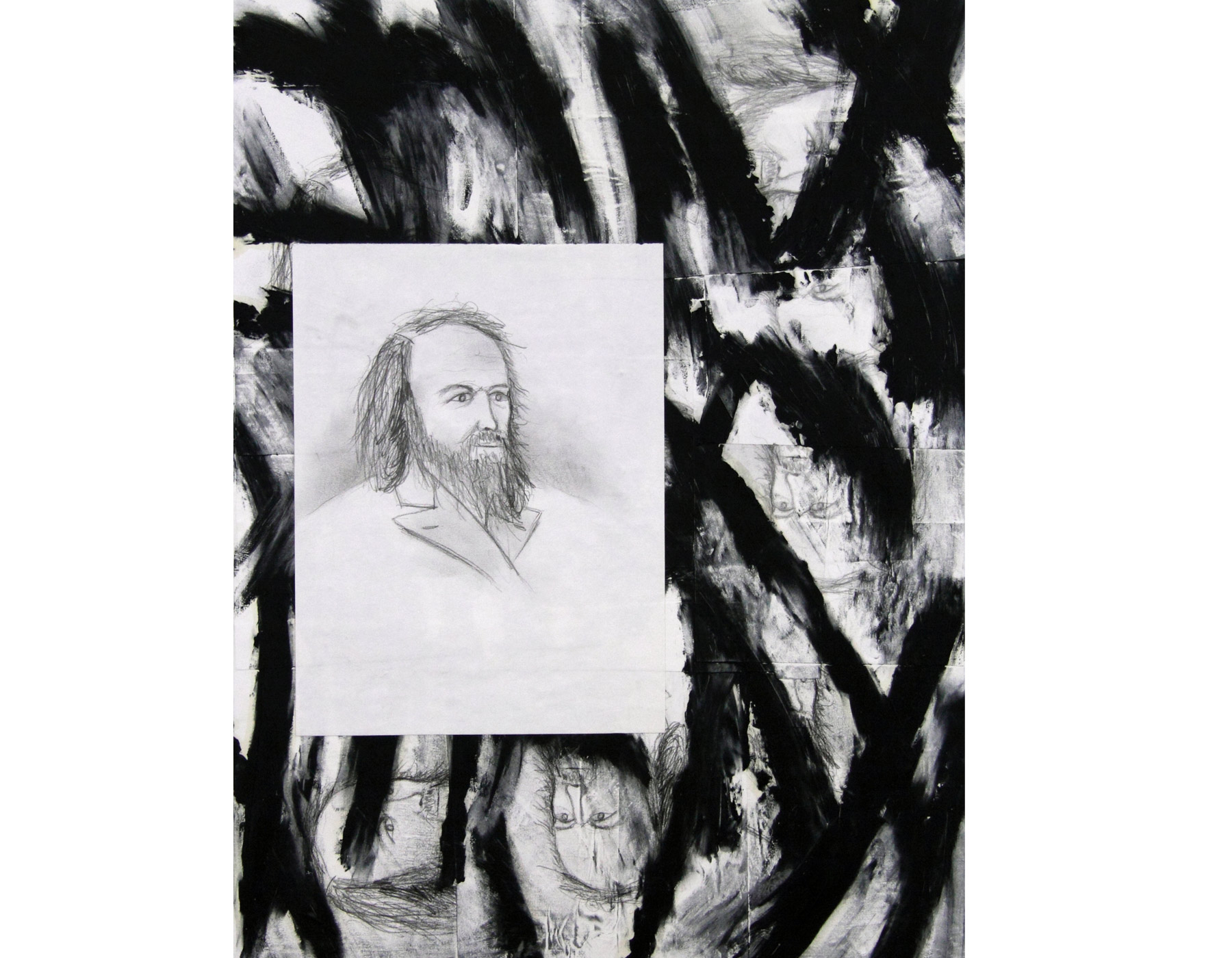 Portrait of Dimitri Ivanovich Mendeleev, father of the Periodic Table 