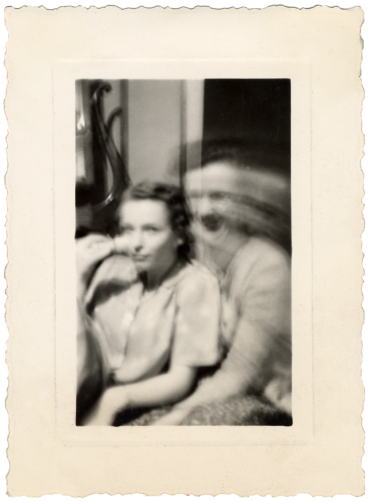Accidental double-exposure, 1940s.