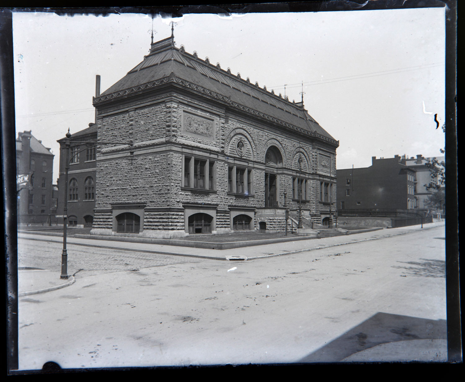 The old City Art Museum, established in 1881 as the St. Louis School and Museum of Fine Arts, a department of Washington University. The Museum was initially located in a neo-Renaissance building at 19th and Locust Streets in downtown St. Louis under the direction of artist Halsey C. Ives. Though the building is no longer, it’s collection has gone to the Mildred Lane Kemper Art Museum at Washington University.