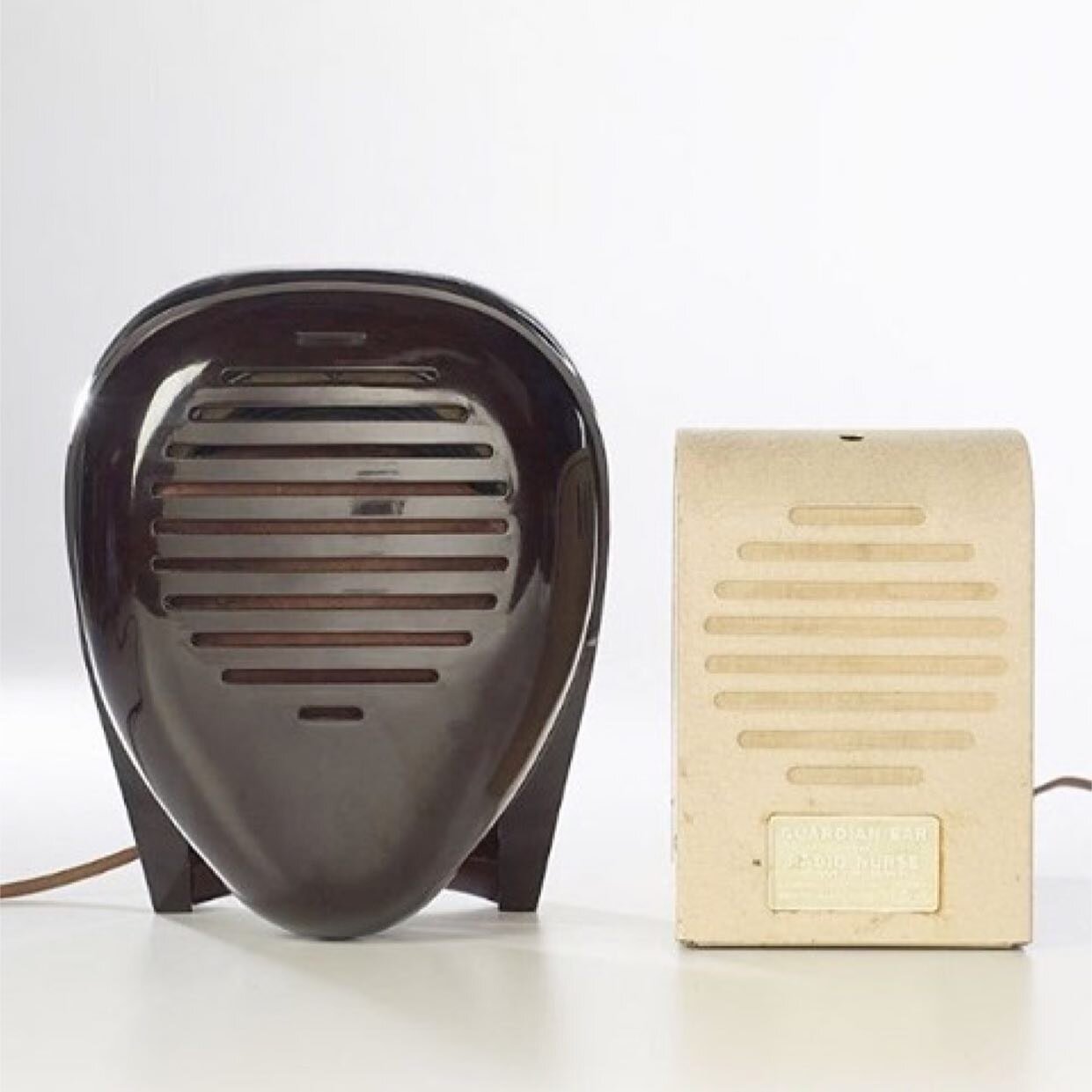 ISAMU NOGUCHI, Radio Nurse and Guardian Ear, phenolic plastic (Bakelite),1937. This pioneering baby monitor &ndash; inspired in part by the notorious Lindbergh kidnapping of 1932 &ndash; gave parents peace of mind when their children were sleeping in
