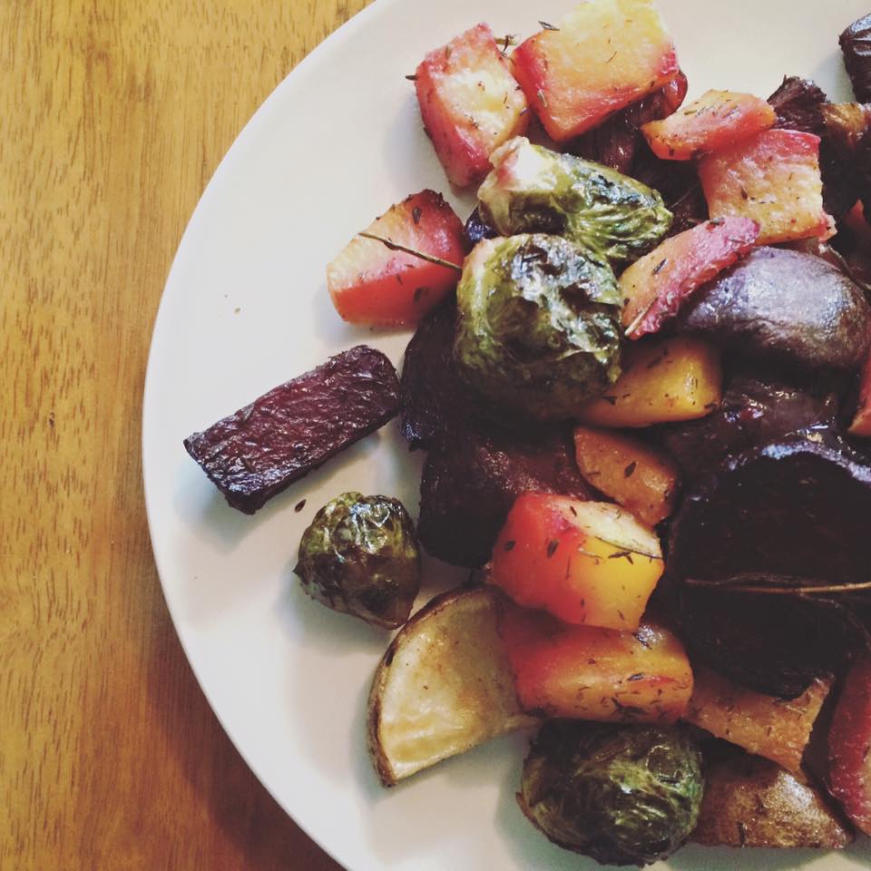 roasted root veggies