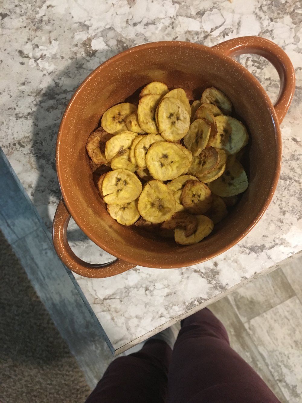 plantain chips for an appetizer *little boy approved
