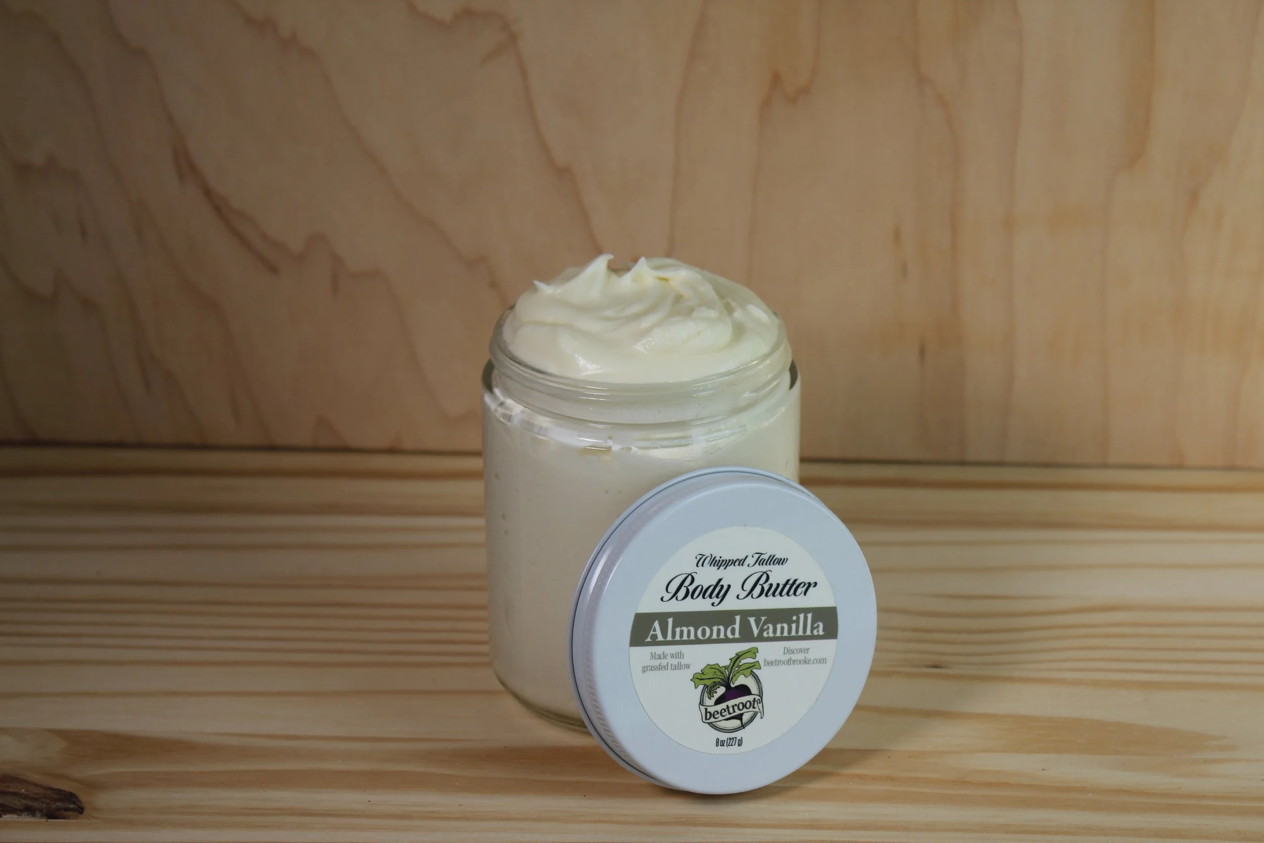 Almond Vanilla Tallow Body Butter 8 oz