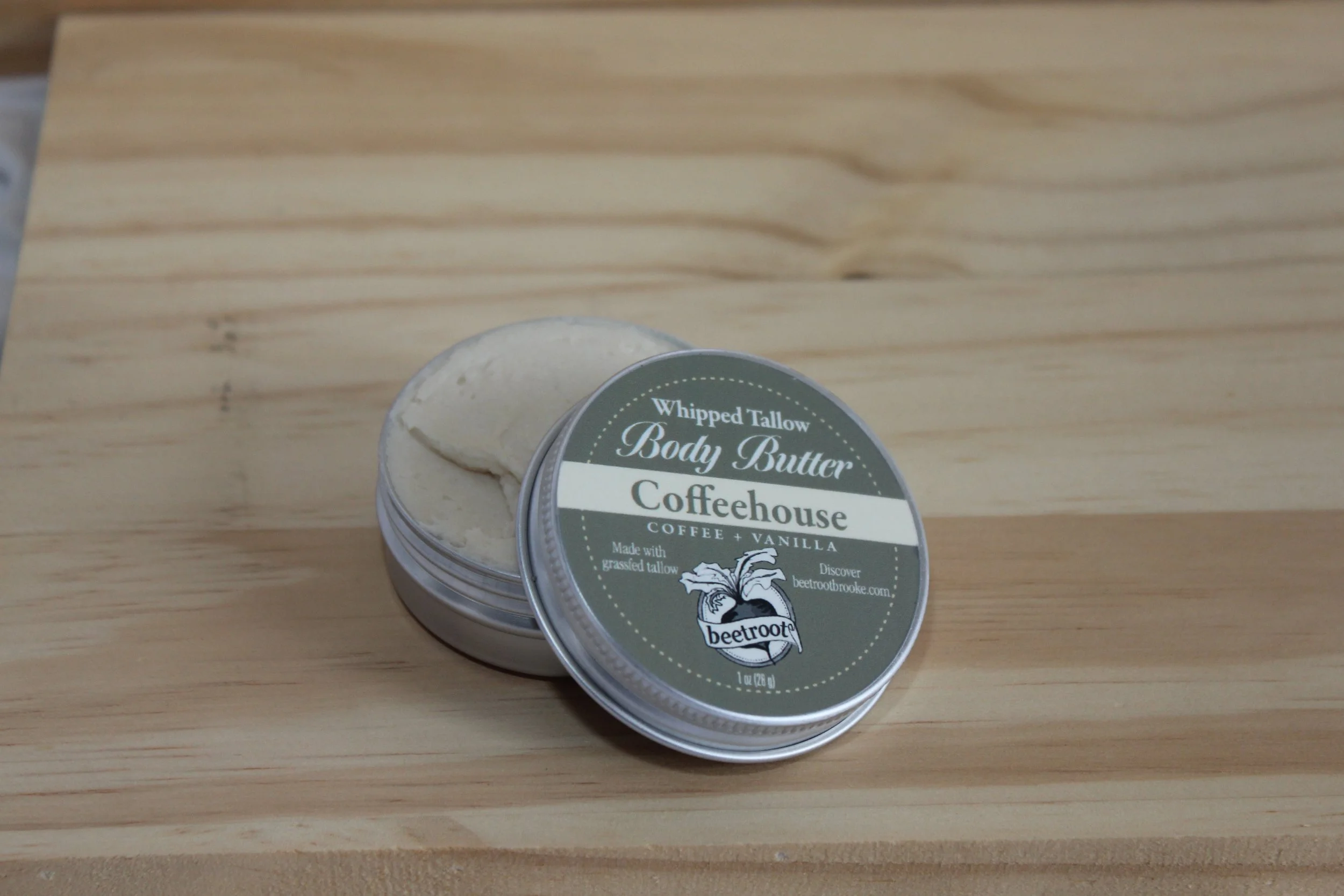 Coffeehouse Whipped Tallow Body Butter 1 oz