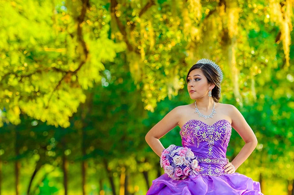 Jennifer, Quinceañera Session by Lunabela Photography - Herman Park, Houston, TX.