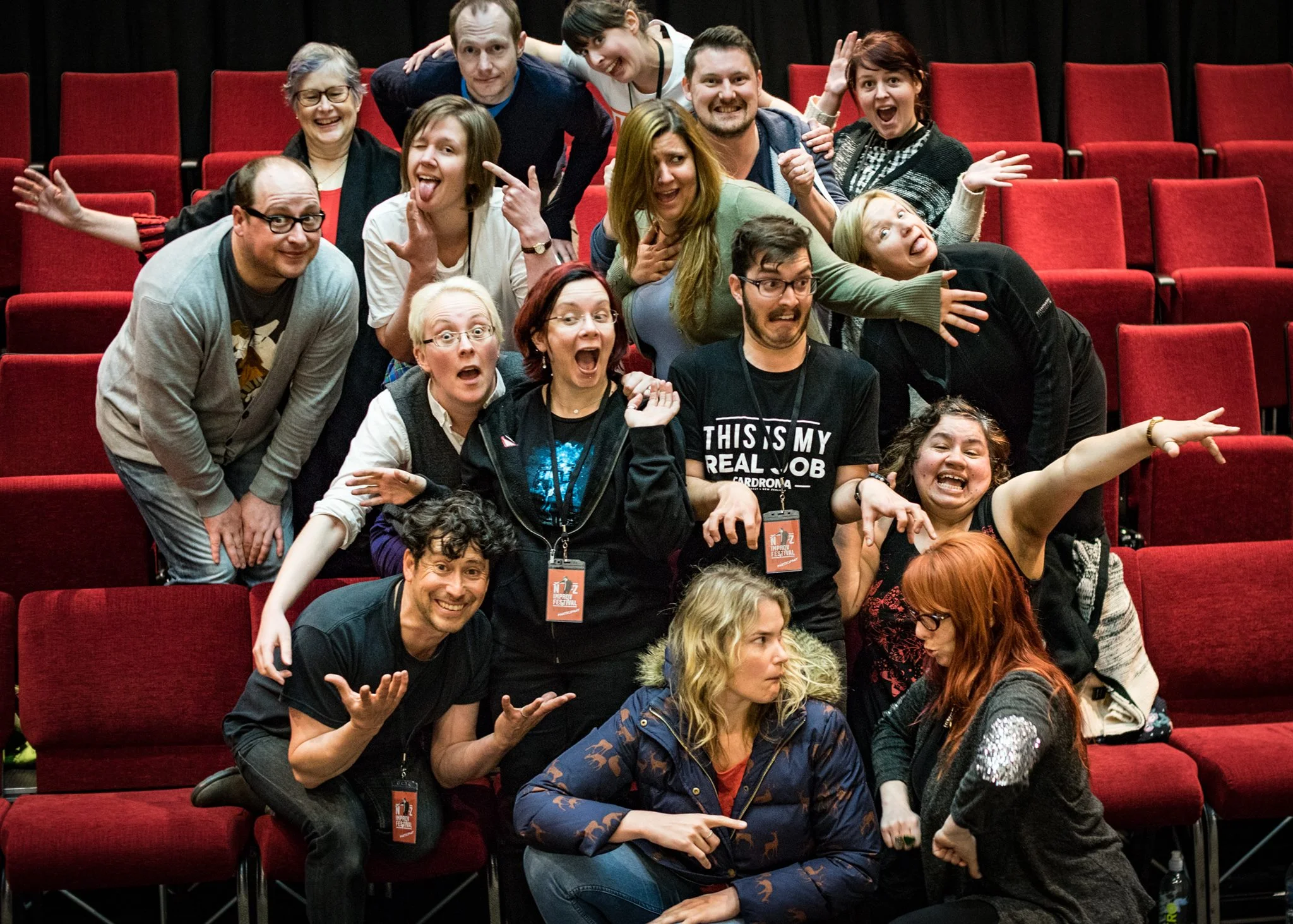 Banter with Derek Flores and Michelle Nielson, NZIF 2015, photo by Ali Little