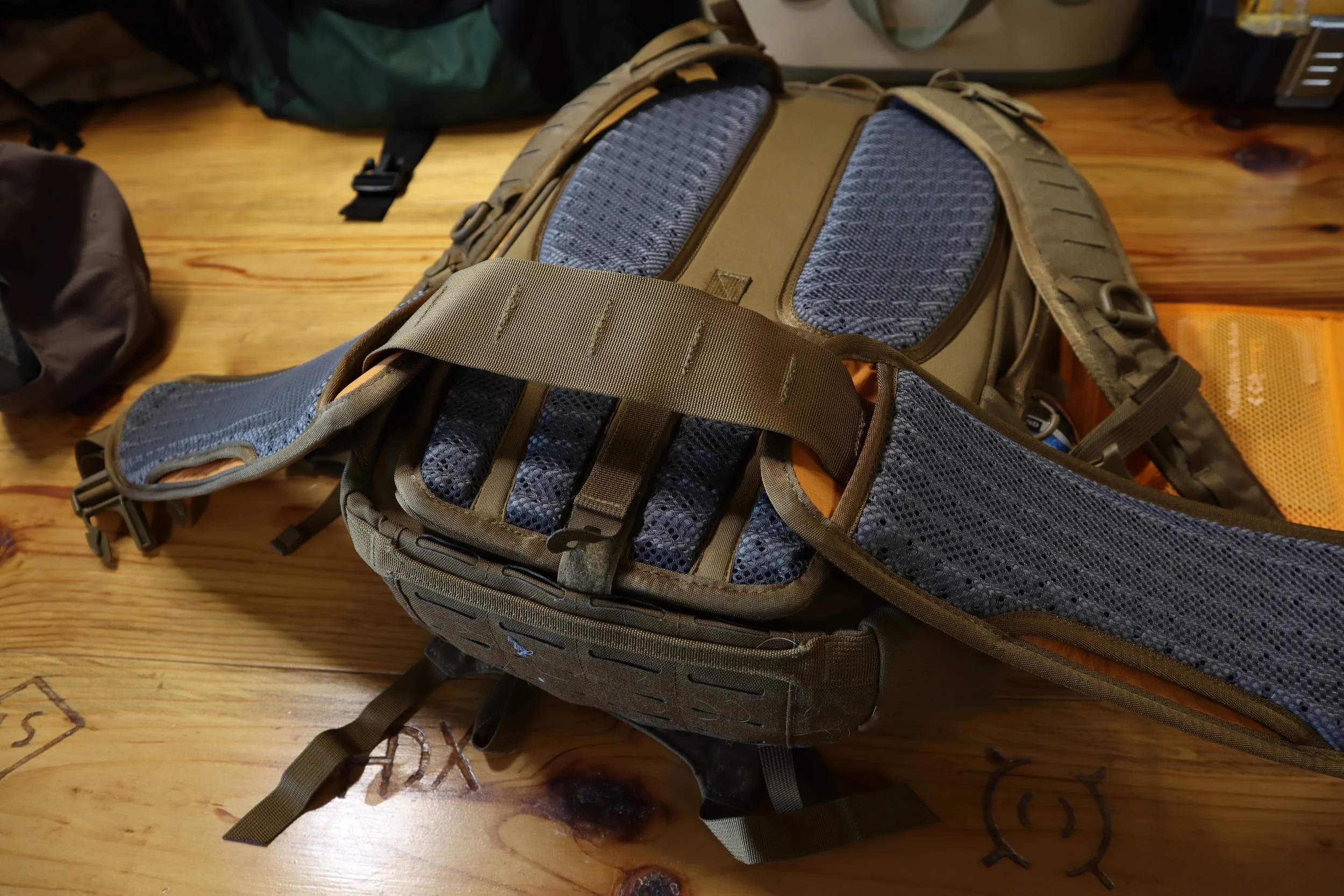 removable hip belt backpack