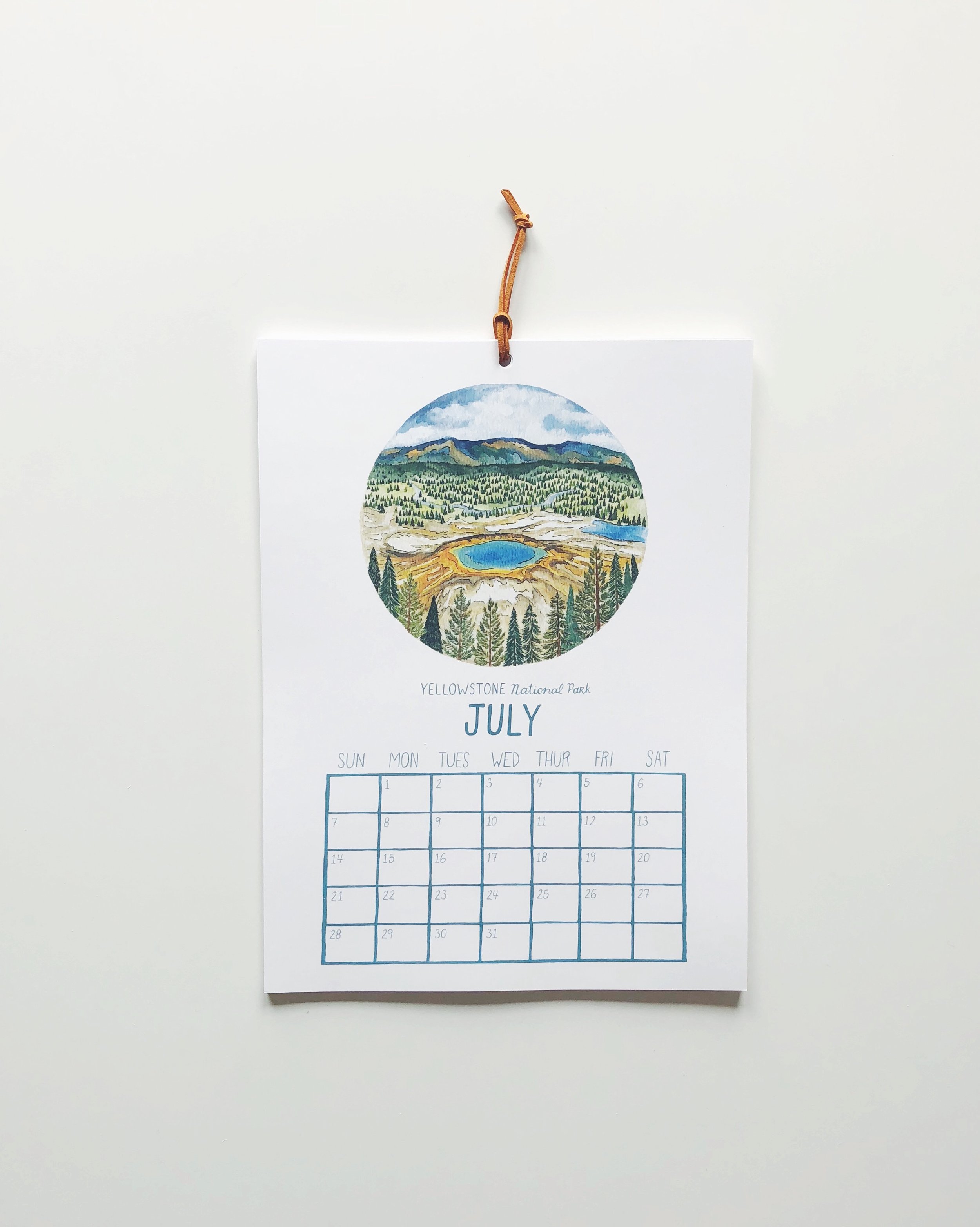 2024 Pacific Northwest National Parks Calendar &mdash; Erin Vaughan