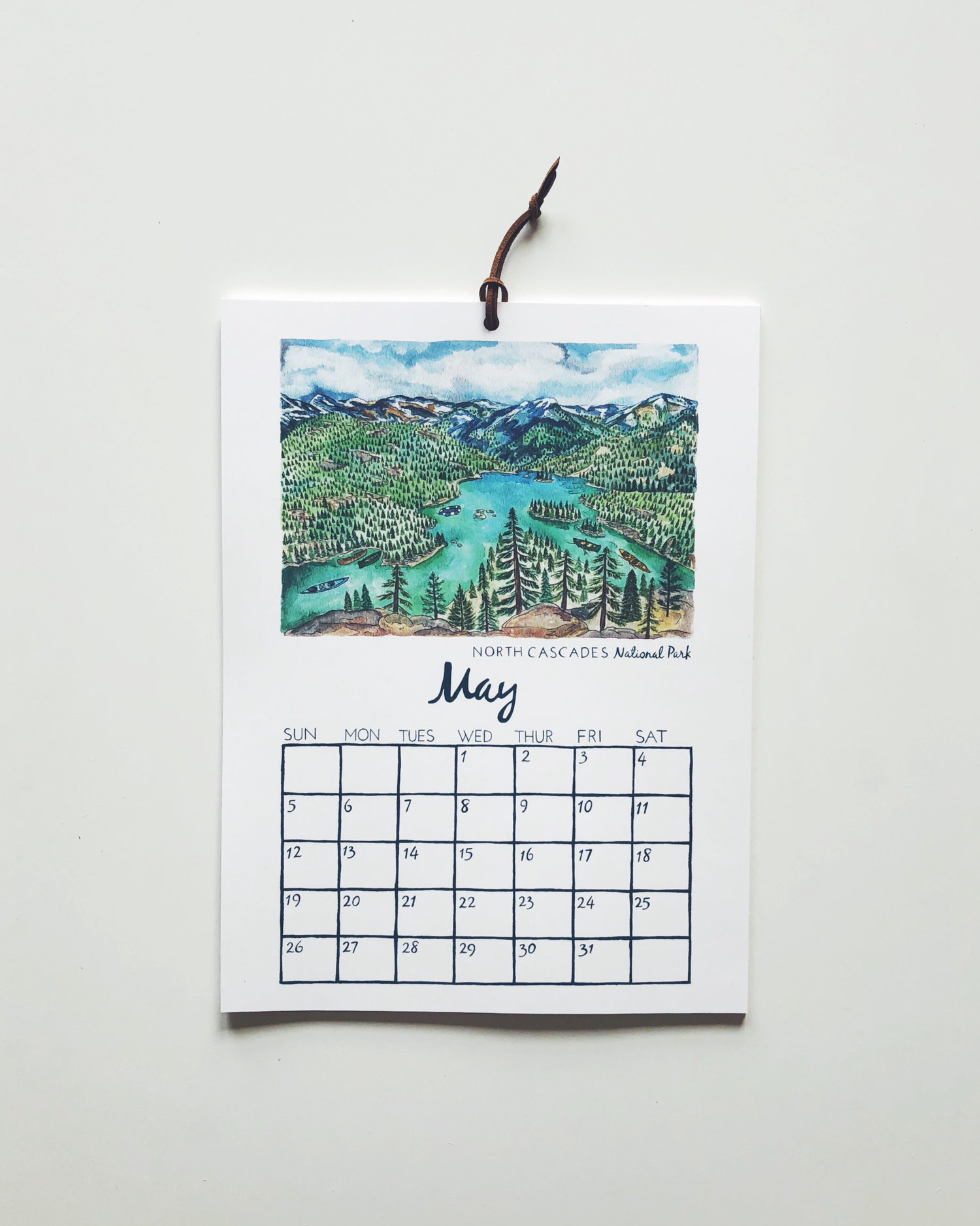 2022- National Parks Calendar Edition 2 — Erin Vaughan | Illustration
