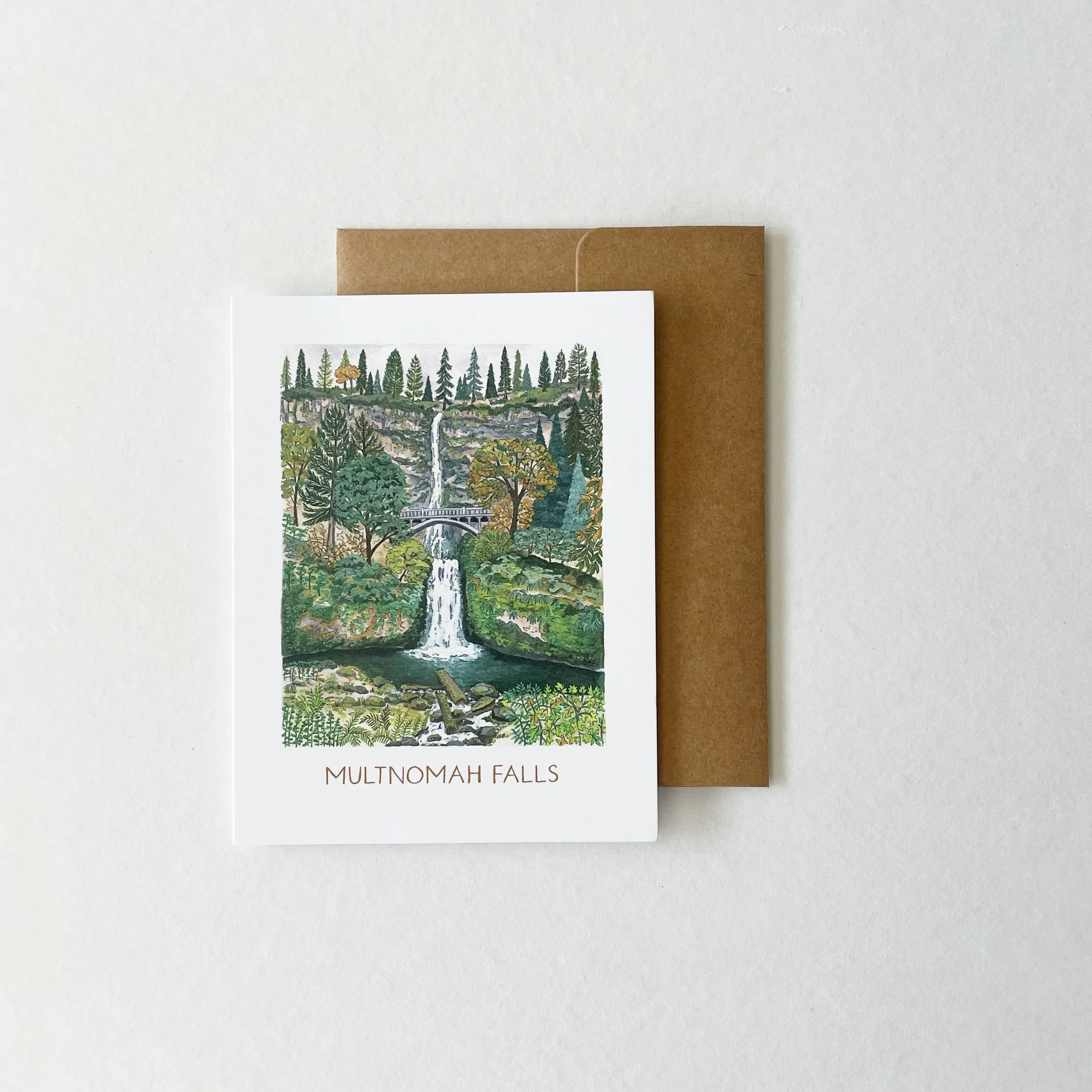 Multnomah Falls Greeting Card