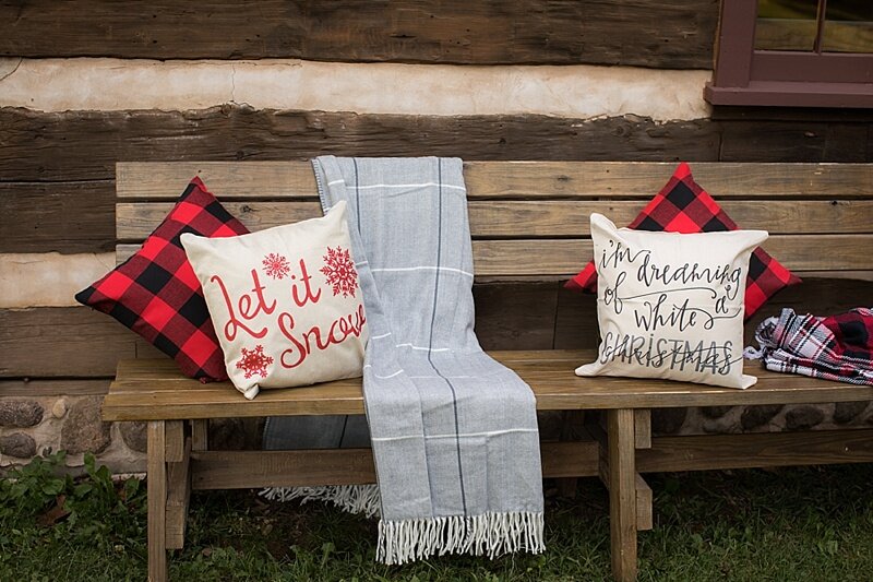 This is the SUPER CUTE scene that is our inspiration for our Rustic Cabin Fall Sessions! ↑