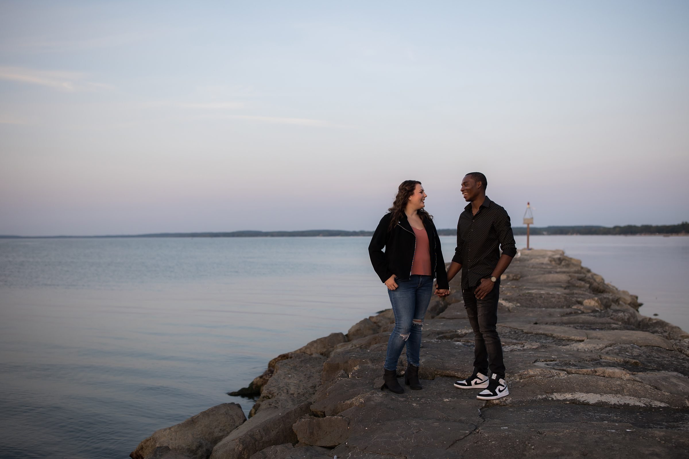 Jessica and Paul - A Sunset Bay Shore Park Engagement Session53.jpg