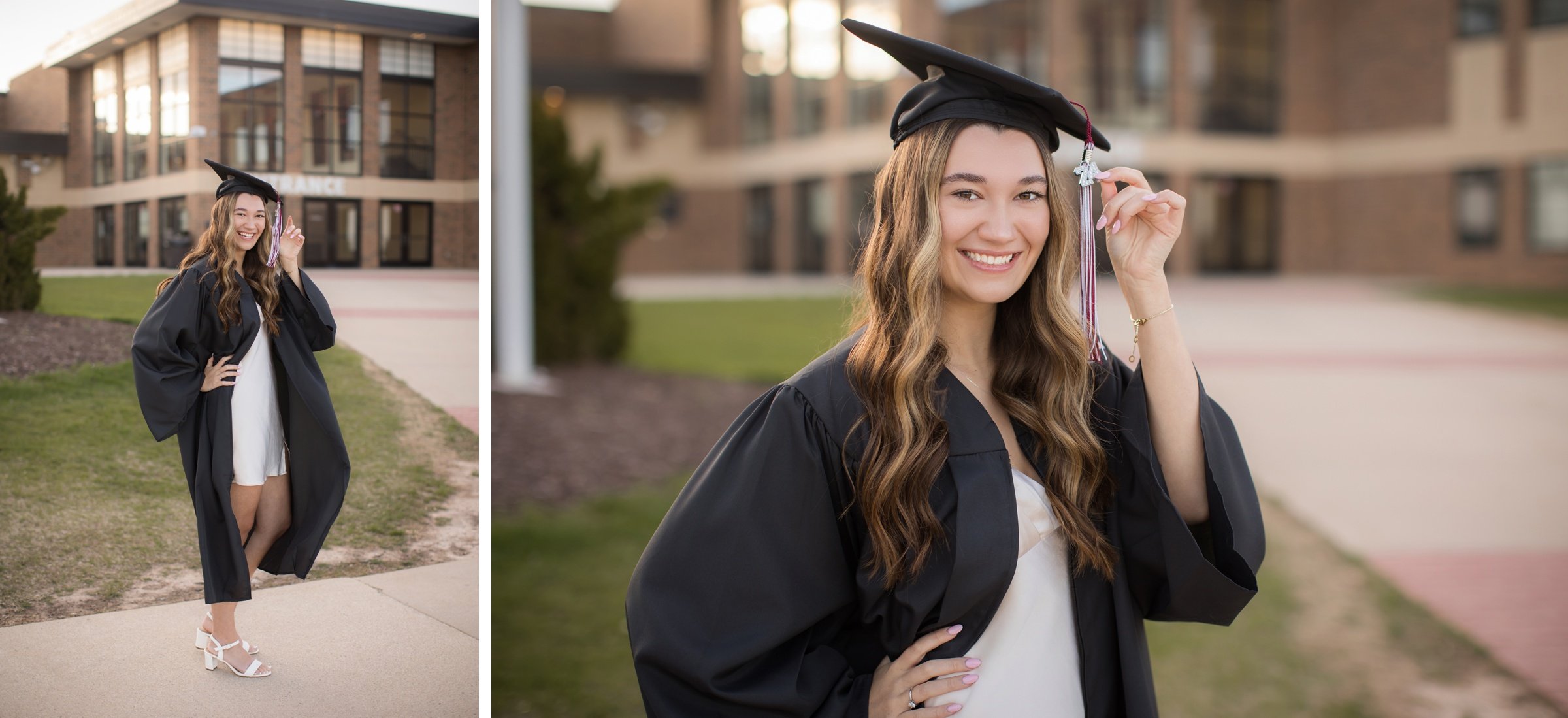 Ashley & Madden - Cap & Gown Session Class of 2024 Depere- WI11.jpg