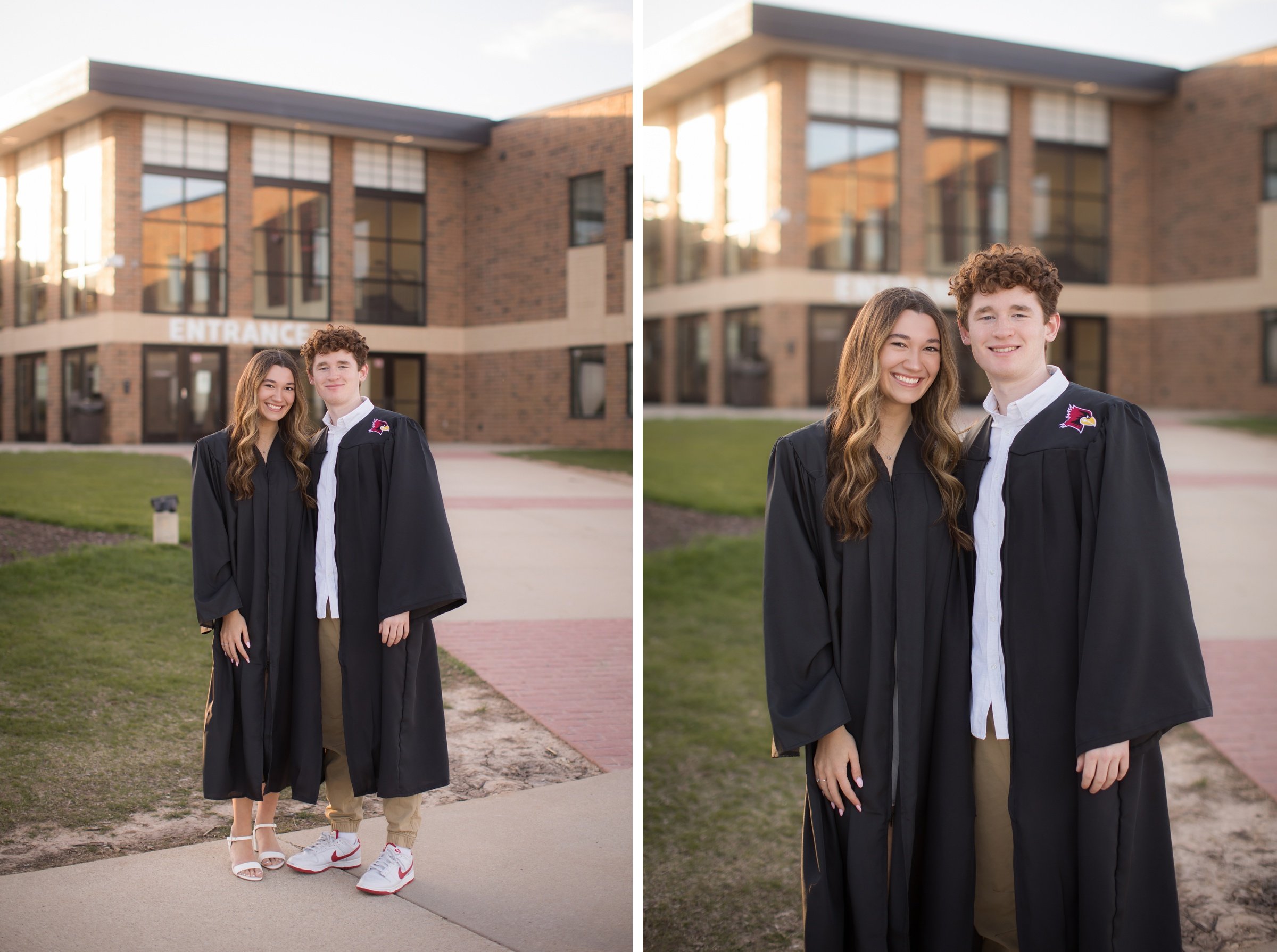 Ashley & Madden - Cap & Gown Session Class of 2024 Depere- WI28.jpg