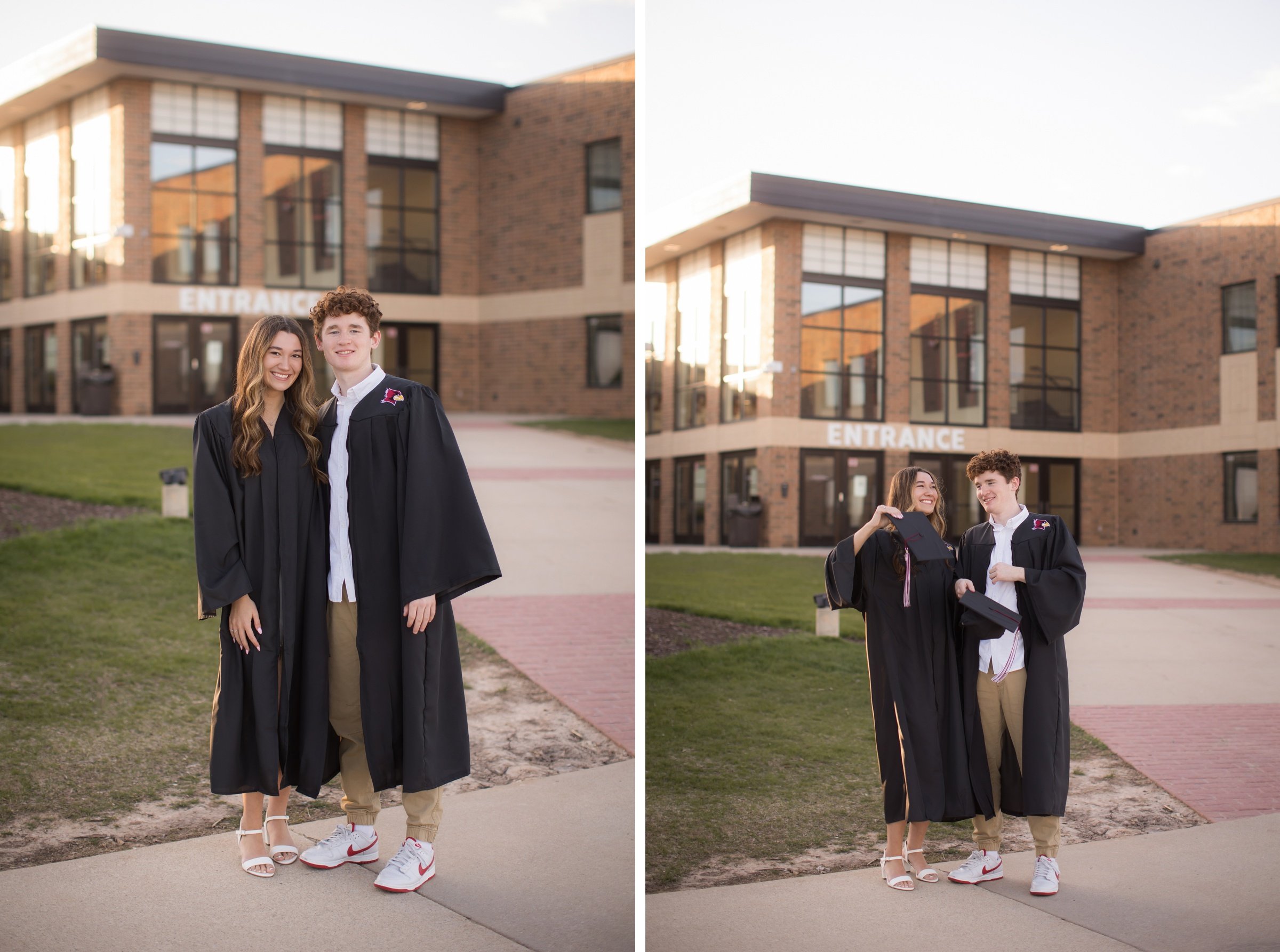 Ashley & Madden - Cap & Gown Session Class of 2024 Depere- WI30.jpg