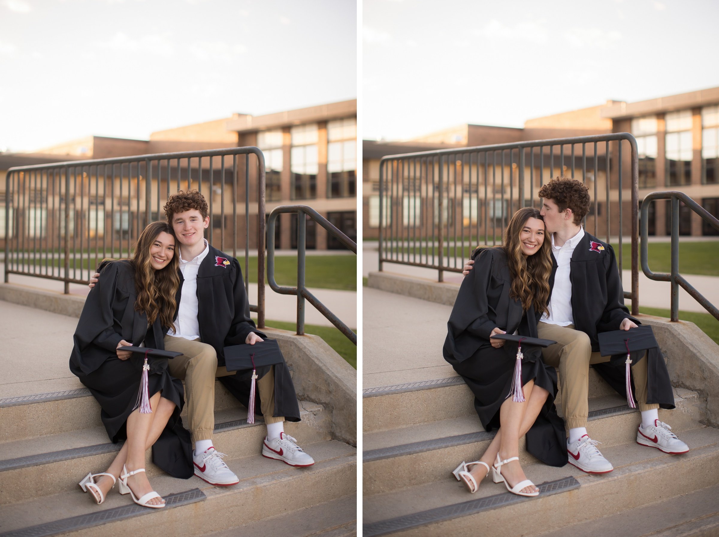 Ashley & Madden - Cap & Gown Session Class of 2024 Depere- WI46.jpg