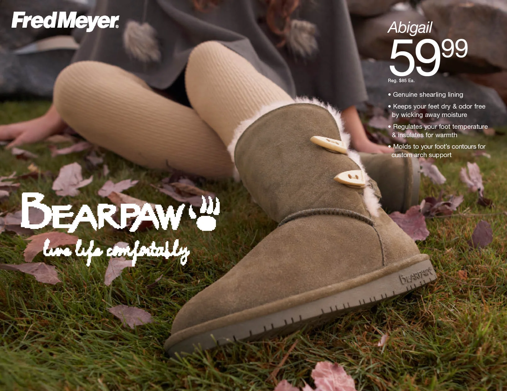 fred meyer bearpaw boots