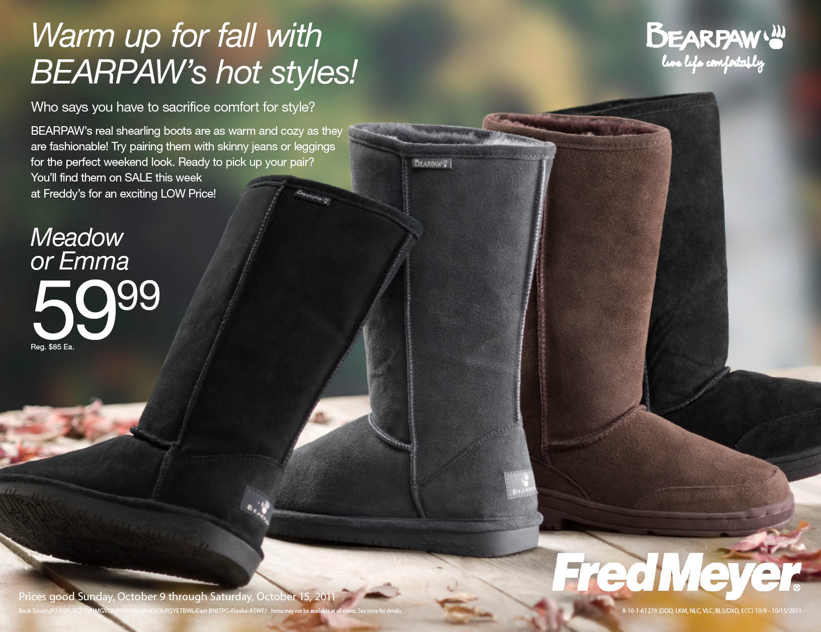 fred meyer bearpaw boots