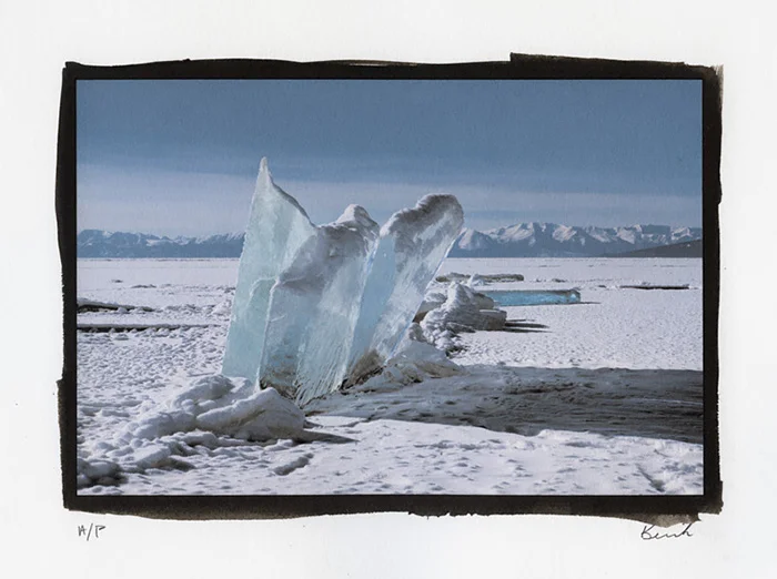 Print 1 - Upturned Ice, Mongolia, 2017