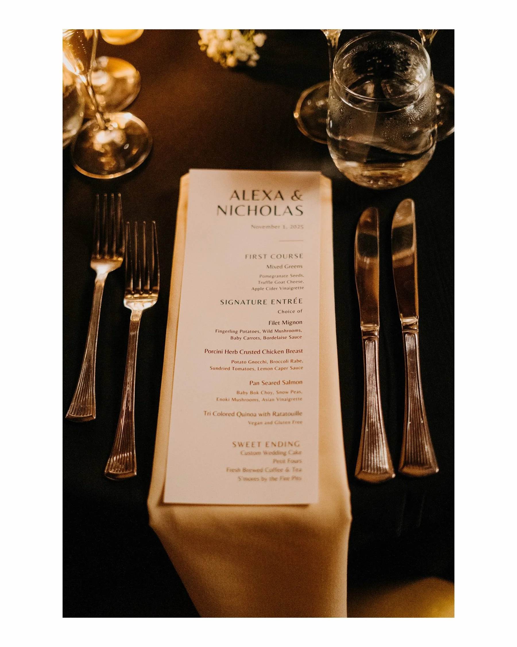 Reception details from Alexa and Nicholas&rsquo;s @hotelduvillage wedding 💕
