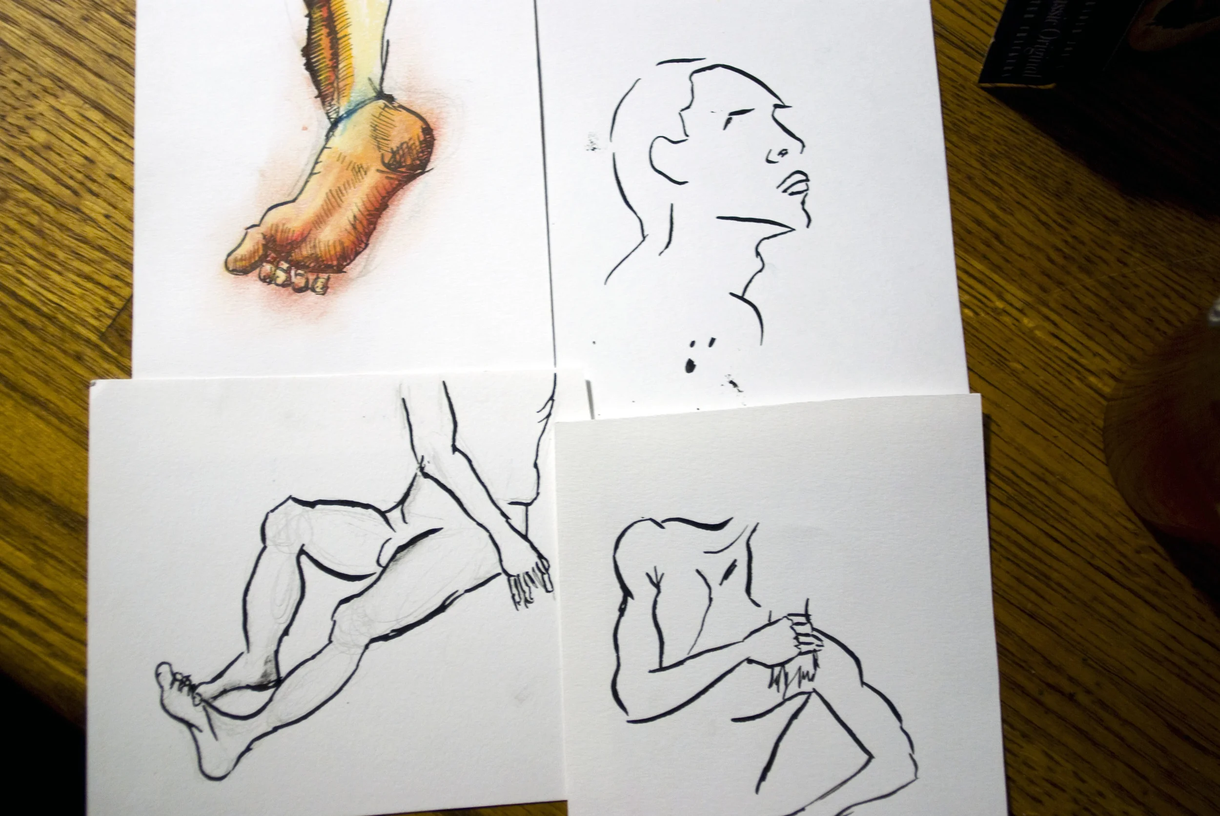 Figure Drawings from Sunday