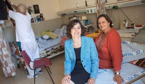 Conservative rabbis and pastoral care providers Miriam Berkowitz, left, and Valerie Stessin. Photo by Emil Salman