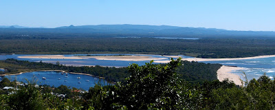 View down to Noosa