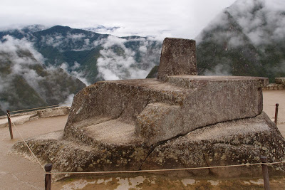 Inthuatana - a kind of sun dial where the Incas could see the times of the year