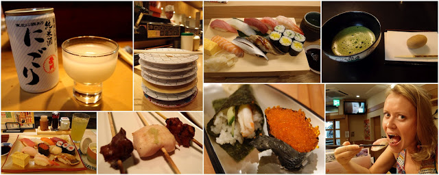 Eating out in Japan... Some of my favourite meals! And sushi at least once a day :)