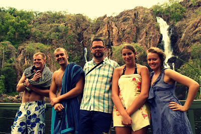 Our Litchfield National Park "European team": UK, UK, Germany, Germany, Finland