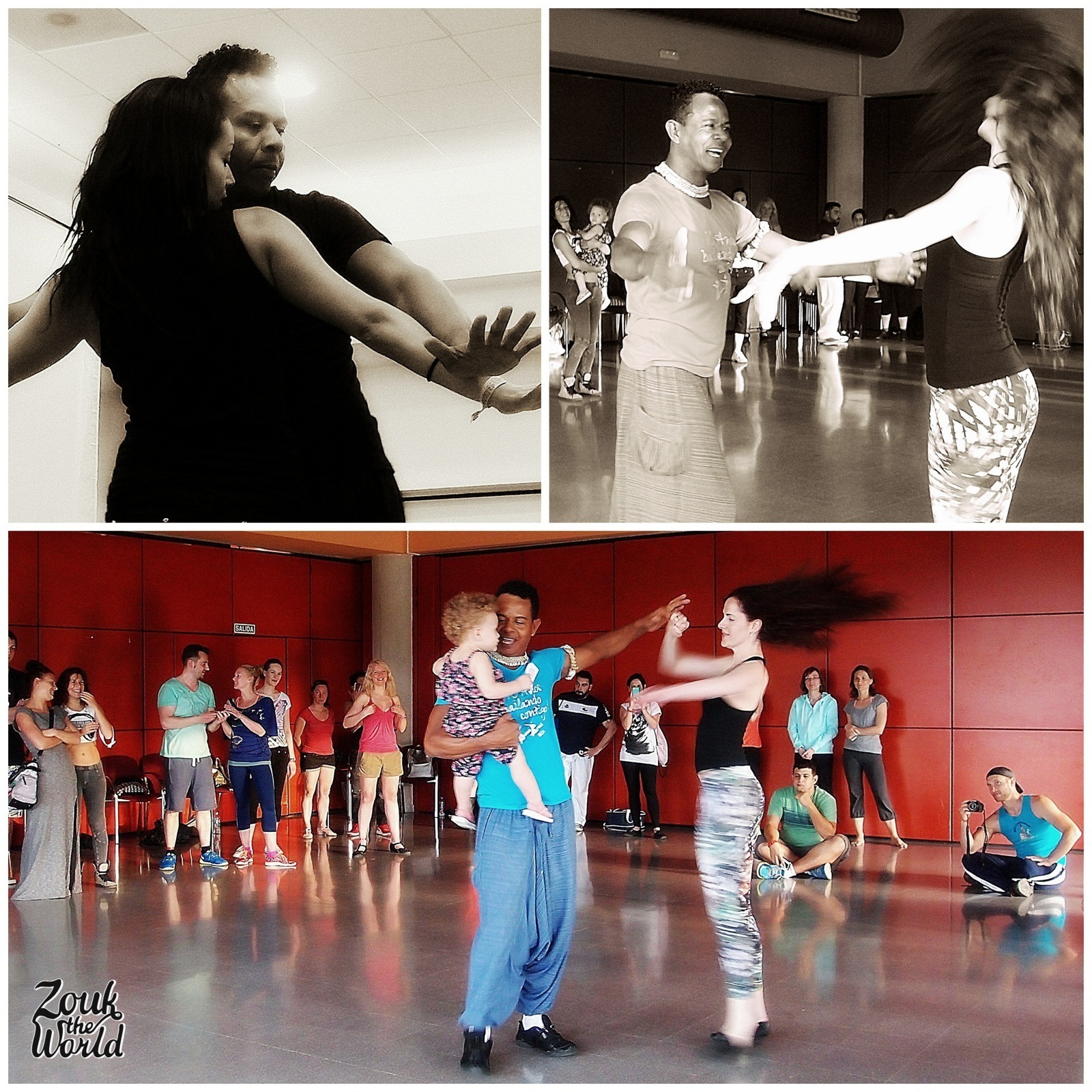 Braz compartilhando sua alegria para dançarinos ao redor do mundo