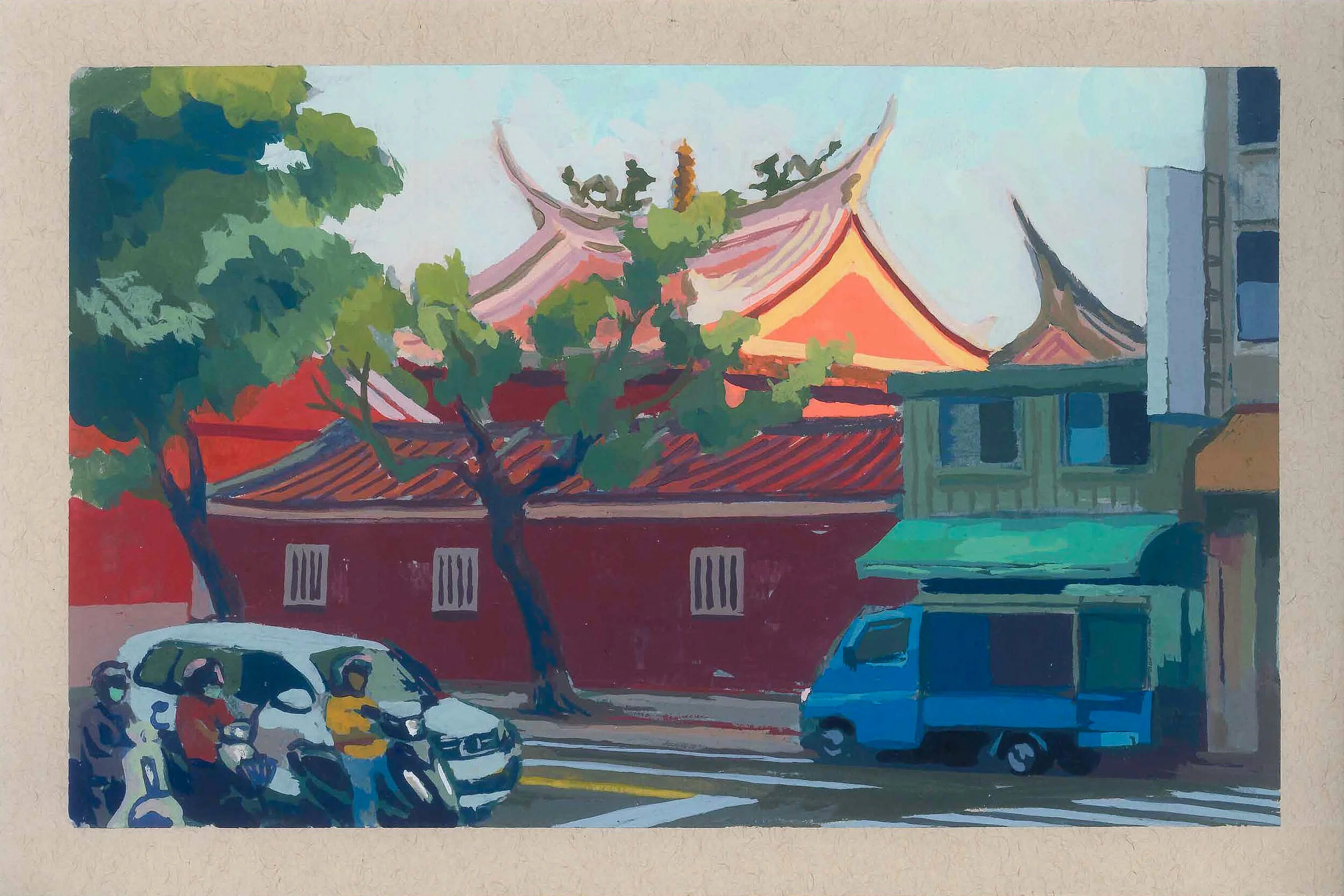 Corner of Grand Guandi Temple｜武廟一隅