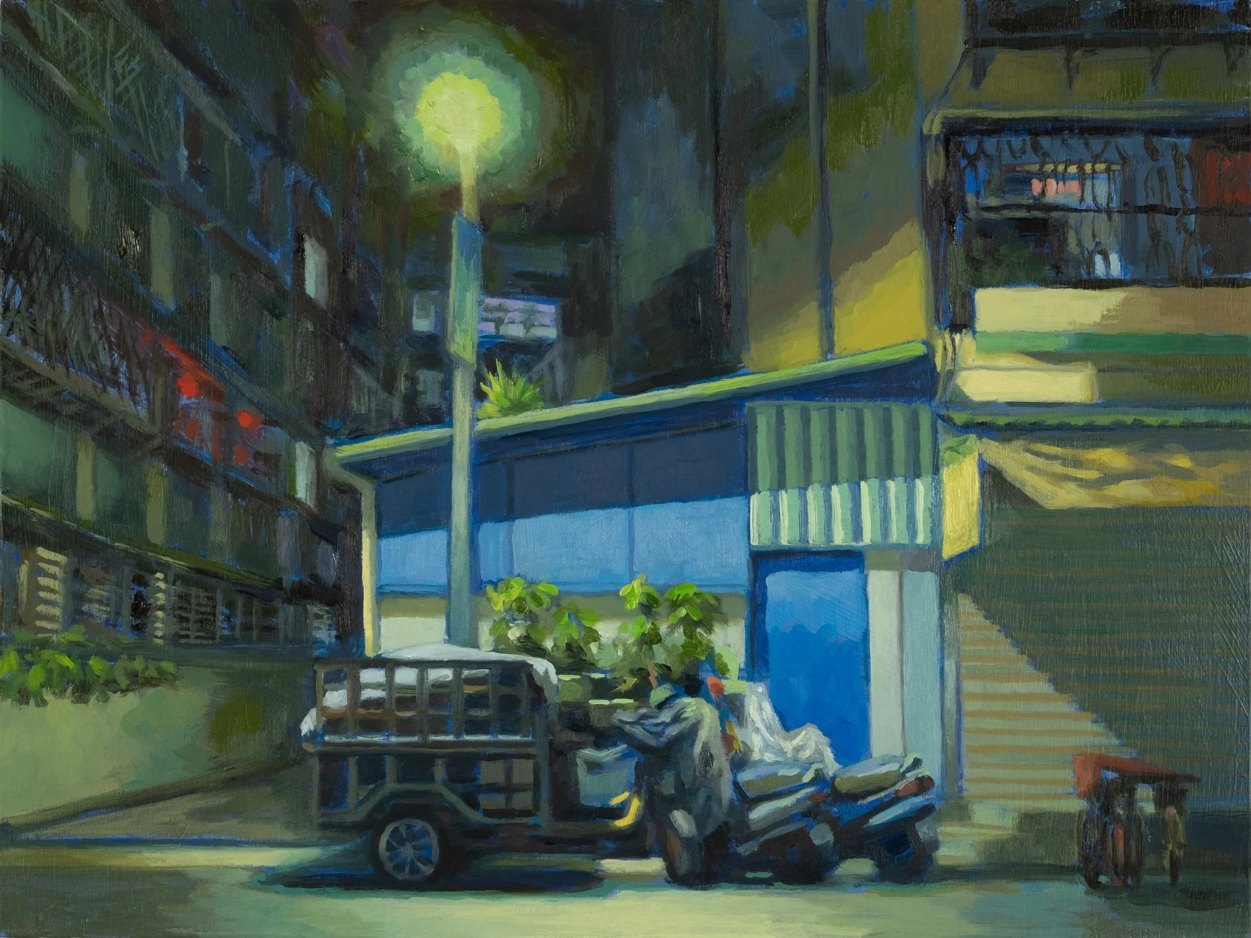 Blue Metal Shed｜藍色鐵皮屋