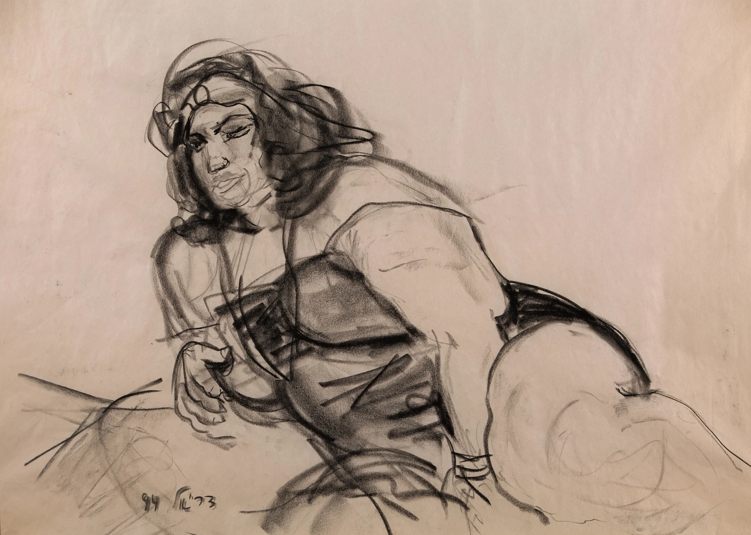 M. reclining