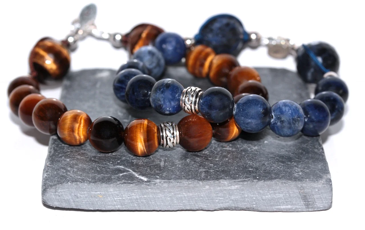 Bracelet en pierre et argent JAWERY