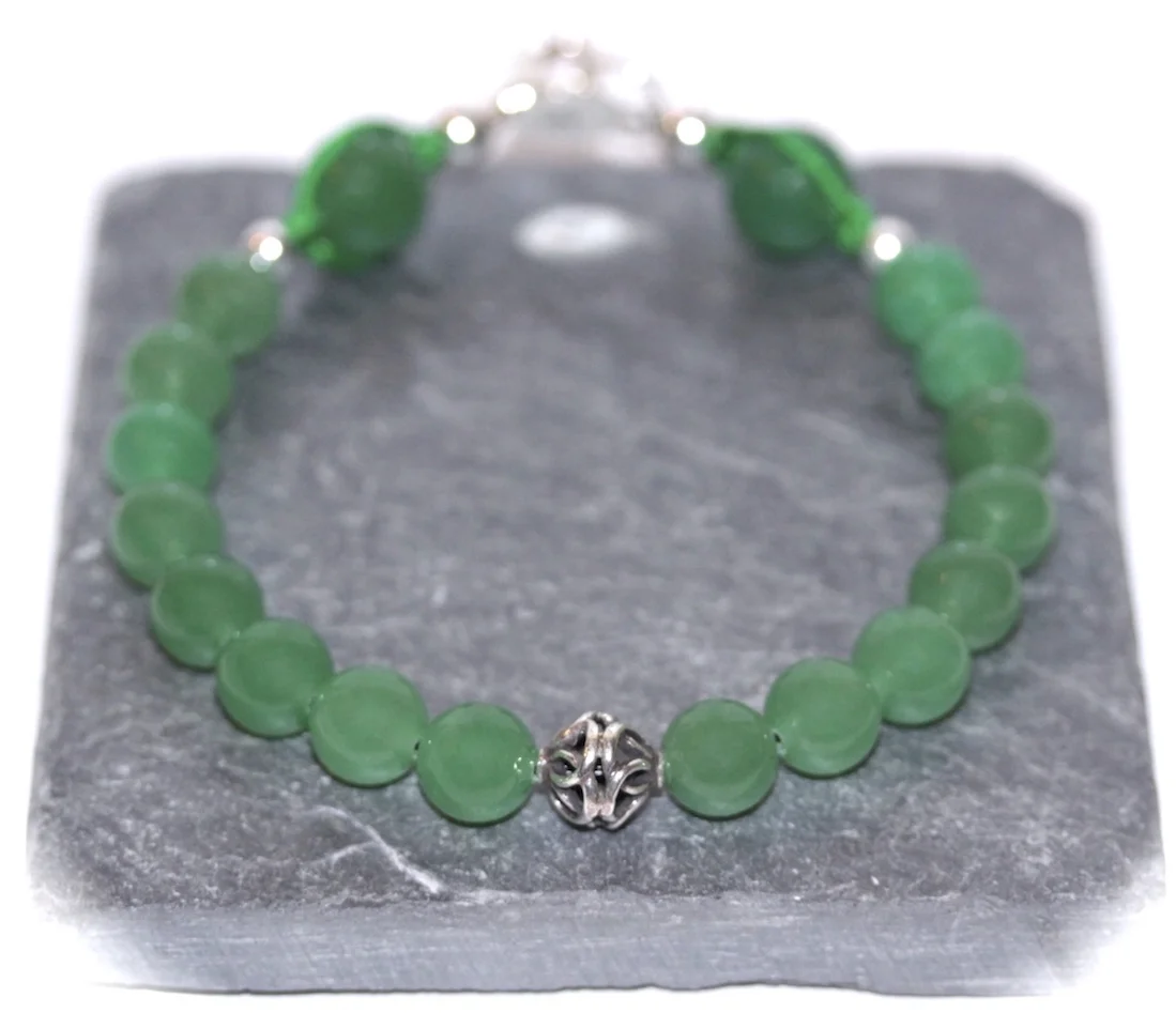 Aequilibrium bracelet Jade in 925 silver from Atelier Jawery