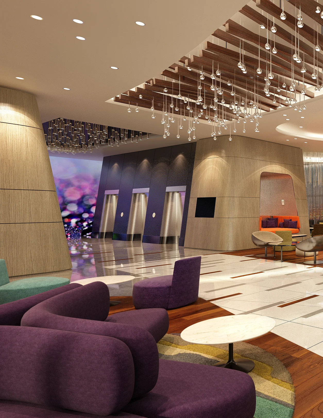 Main Lift Lobby | Novotel Mumbai Andheri, India