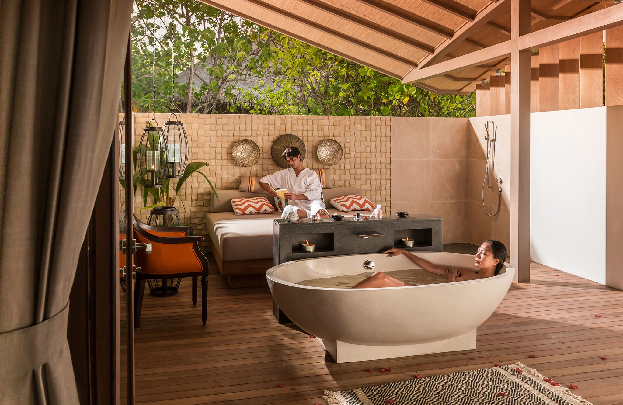 Small Water Villa Patio | Club Med Finolhu Villas, Maldives