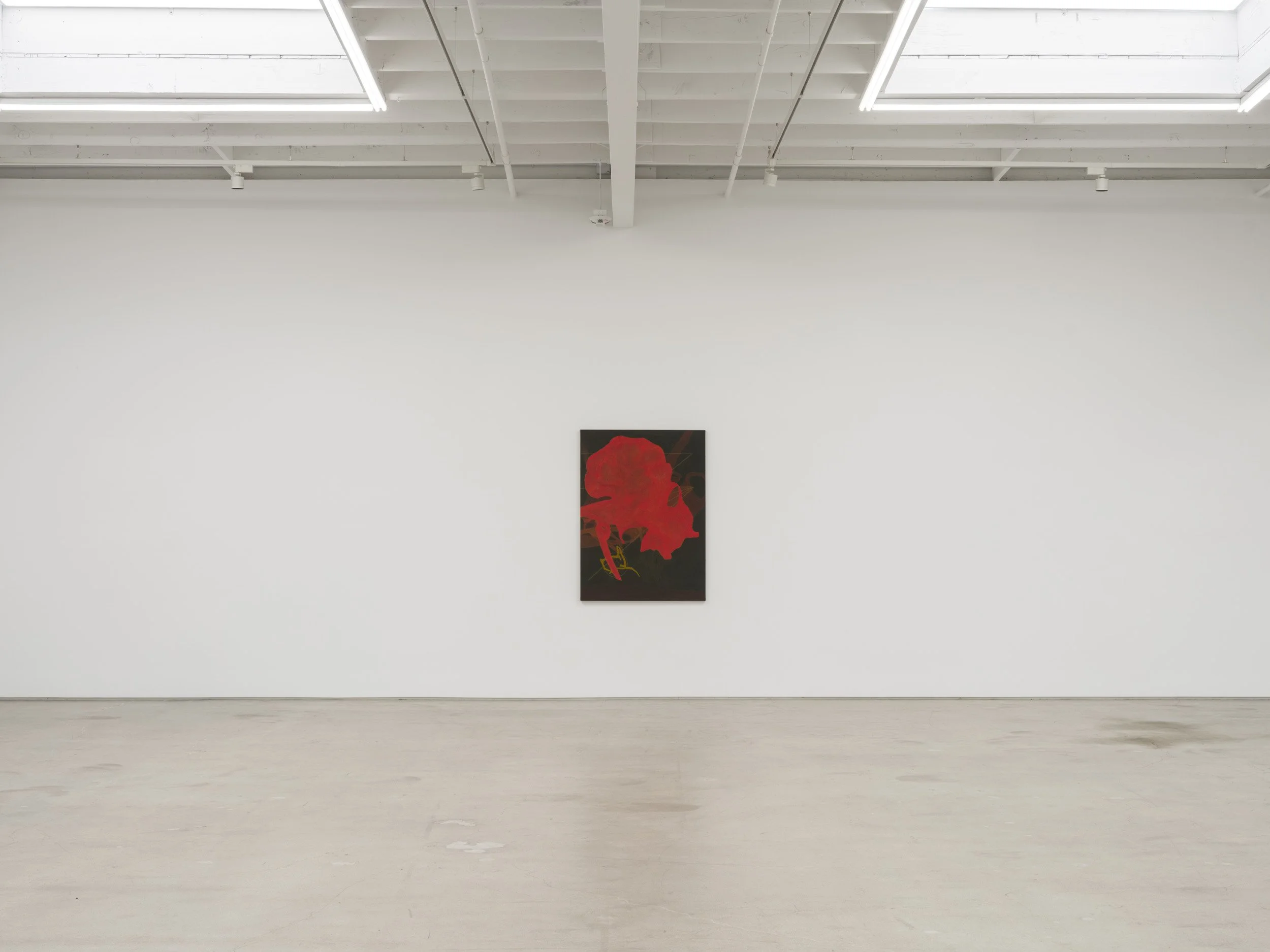 Installation view of Randy Wray: Hothouse at Karma, Los Angeles, 2026, showing a single work on the gallery wall.