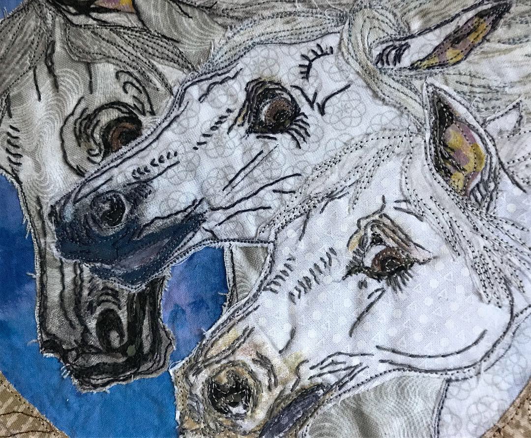 Pharaoh's Horses detail