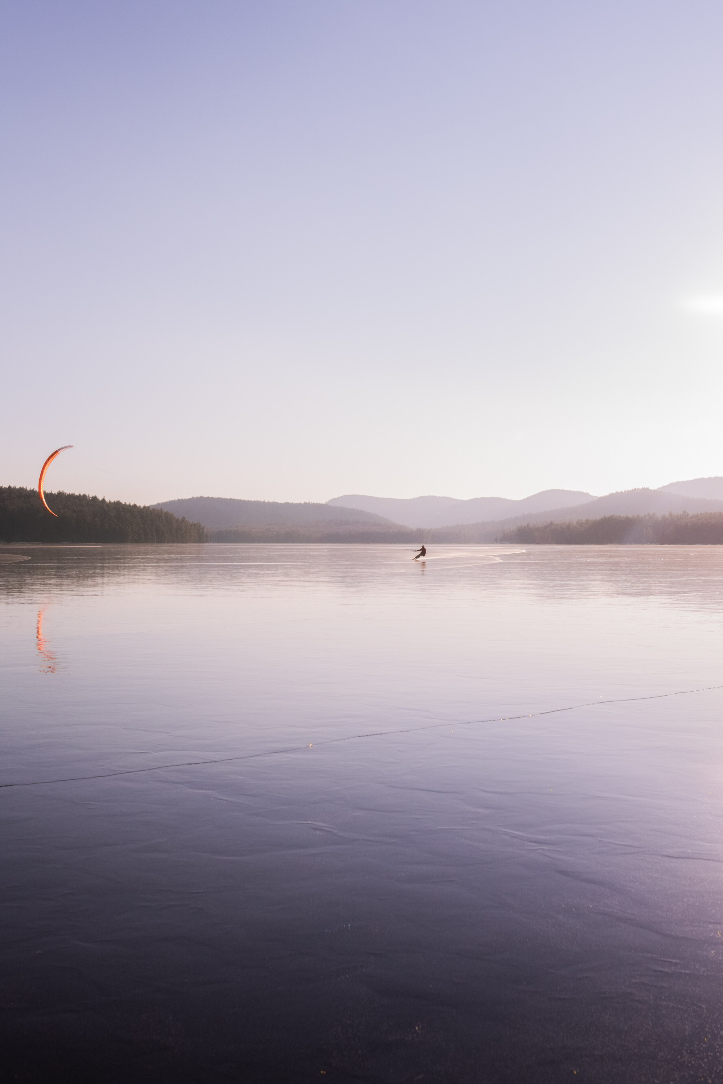 Chris Krug, Hardwater Kiting