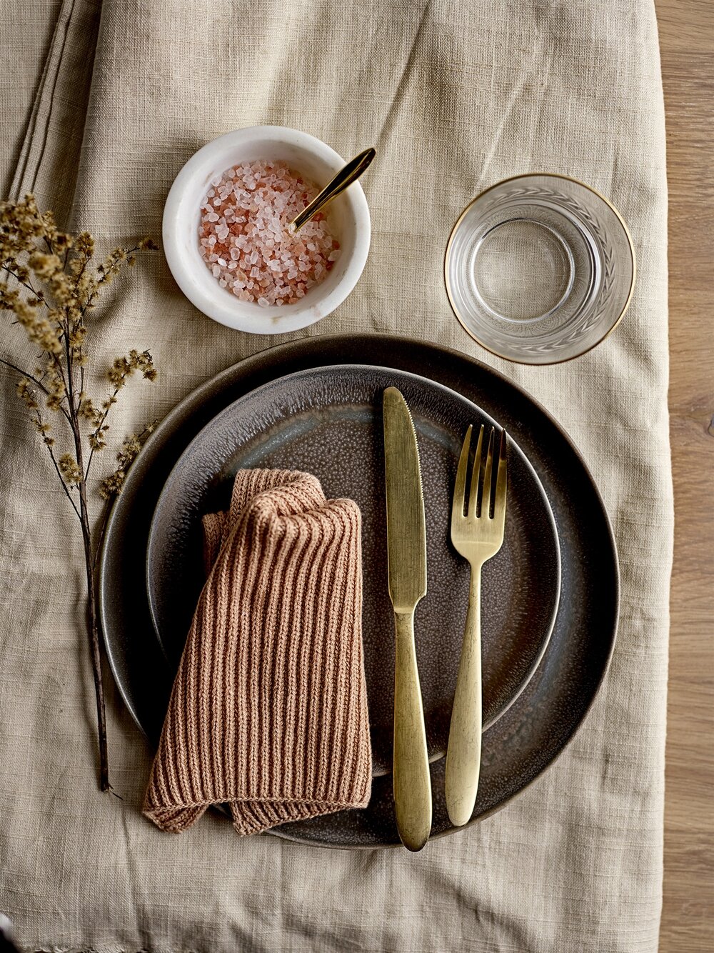 CIELSHOP Gold Cutlery Set | £25