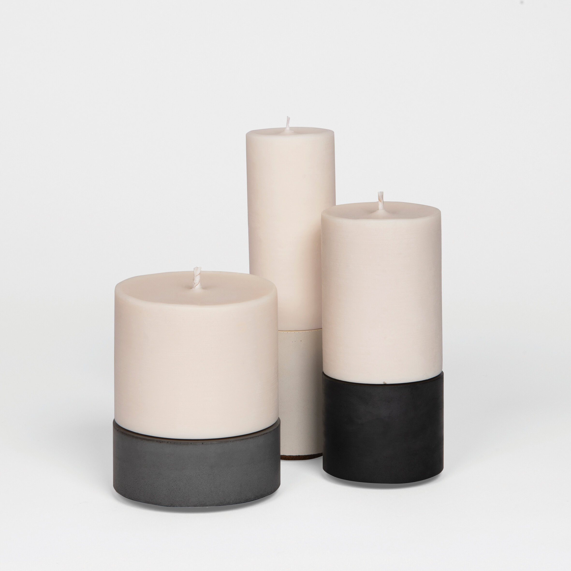 Concrete &amp; Wax Modular Candles | Styles &amp; Price vary