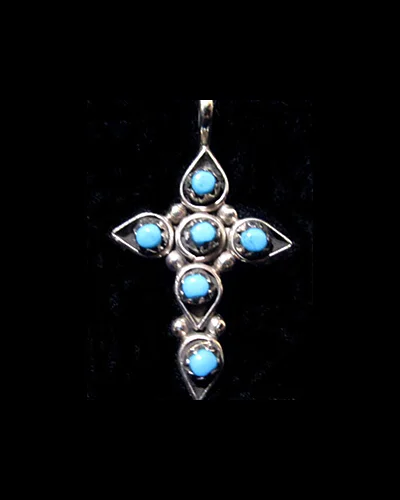 MZ69_Zuni_cross_pendant_6_turquoise_cabuchons_in_teardrop_settings-400x500.jpg