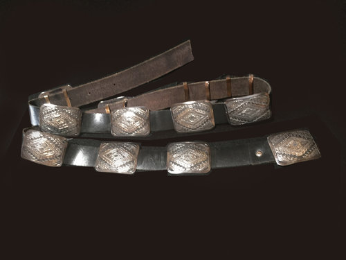 Navajo (Dine') concho belts — Marcy Burns American Indian Arts