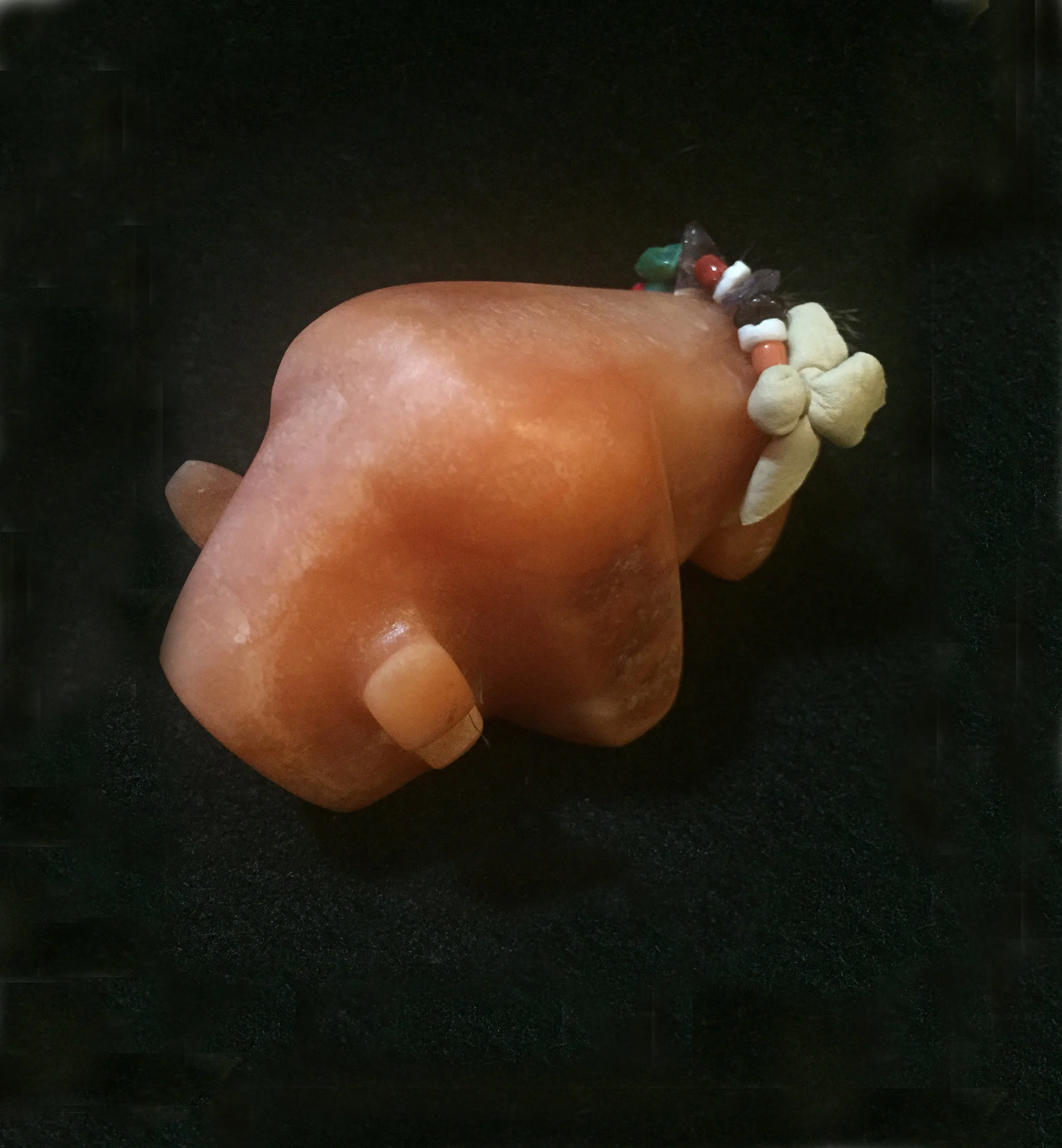 RW93LF_Delbert-ChargingCrow_Sioux_orange-alabaster_buffalo_.jpg