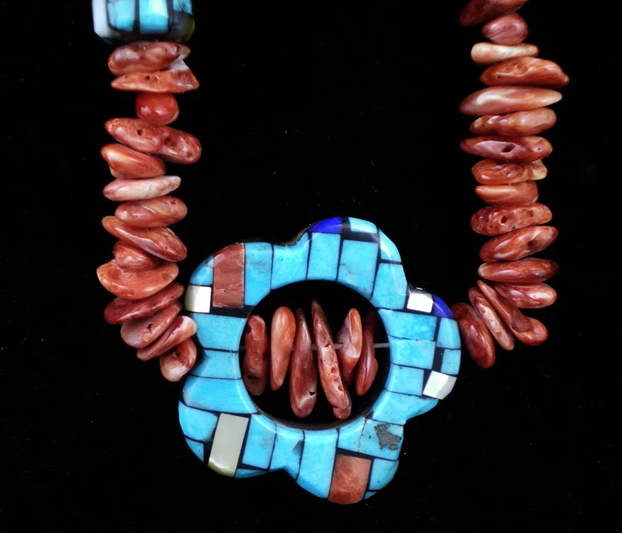 MX11B-CU-Janalee-Reano-coral-strand-necklace with shell overlay pendant-3.jpg